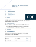 BSC Command Parameters