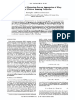 1994 Effect of Calcium and Magnesium Ions On Aggregation of Whey Protein Isolate and Its Effect On Foamng Properties