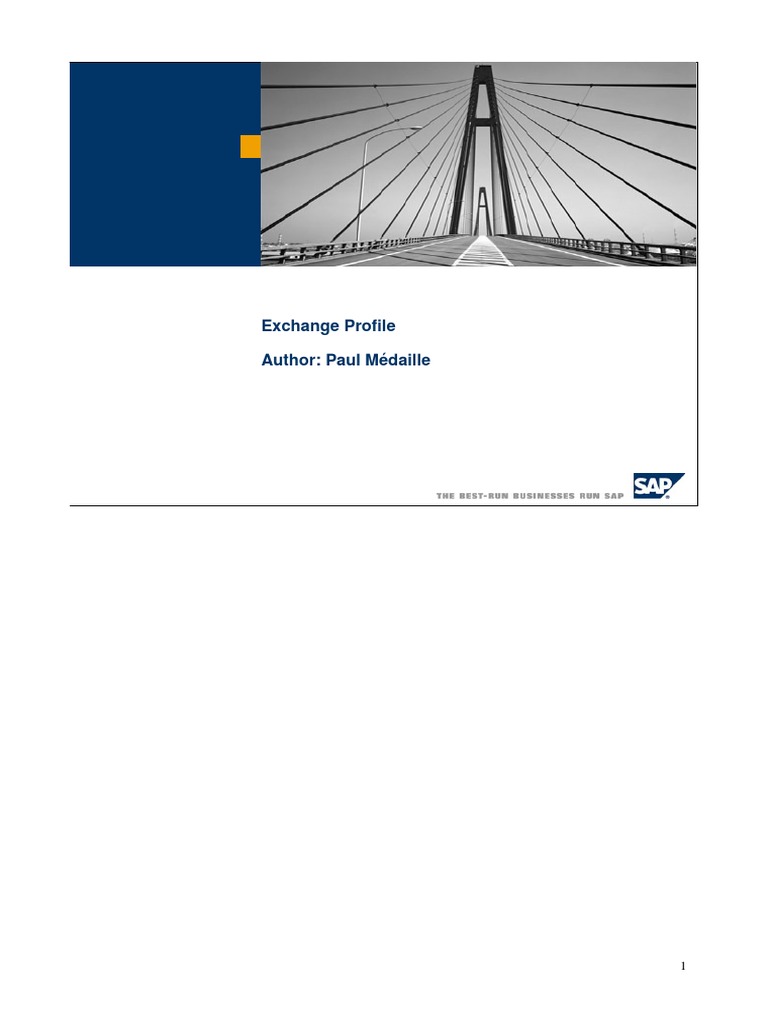 02 Exchange Profile | PDF | Hypertext Transfer Protocol | Databases
