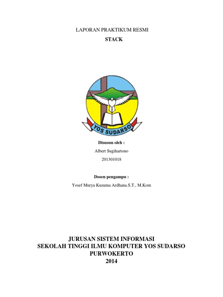 Praktikum Struktur Data Stack C++ | PDF | Metode & Bahan Ajar | Komputer
