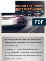 Overspeeding and Traffic Rules