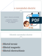 Efectele Curentului Electric