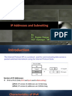 IP Addresses and Subnetting