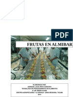 Elaboracion de Frutas en Almibar