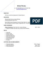 Resume and References