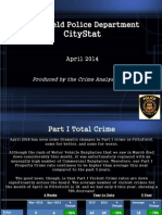 Pittsfield Police April 2014 CityStat Report
