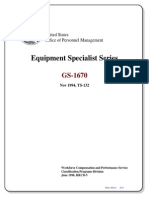 Equipment Specialist Series: United States Office of Personnel Management