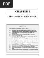 The X86 Microprocessor: Objectives