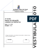 UFC-propostas de Redação - Vestibular