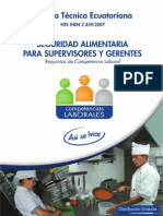 Seguridad Alimentaria Supervisores y Gerentes