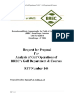 BREC Golf Operations RFP