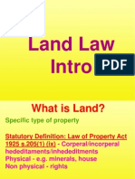 Land Law Intro