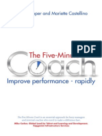 The Five-Minute: Improve Performance - Rapidly
