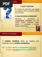 Slide - Sintaxe Da Oraaafo - Peraodo Simples