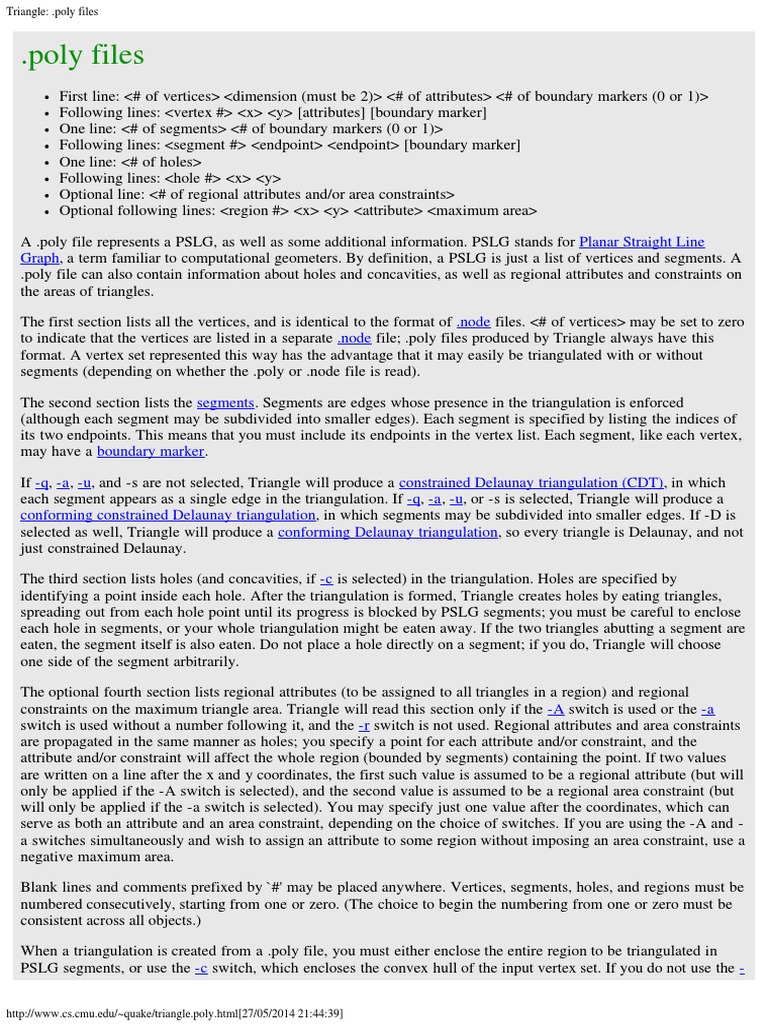 Understanding .poly File Structure | PDF | Vertex (Graph Theory ...