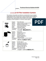 Universal Oil Filter Installation Symbols (TSB 99-3R1)