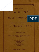 Thomas Troward - The Years of 1914 to 1923 in Bible Prophecy (1915)