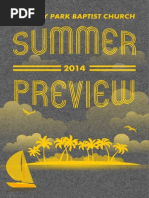 Summer 2014 Preview