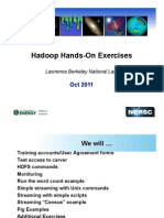Hadoop hands on exercises
