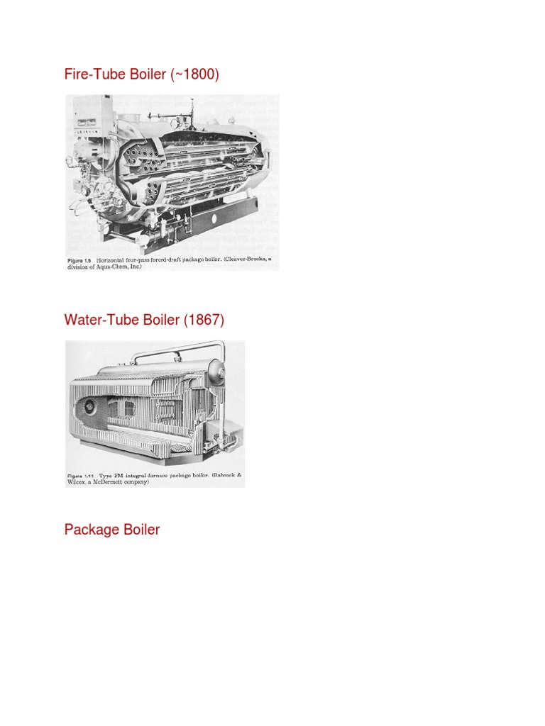 History of Boiler Types: Fire & Water | PDF