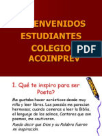 Taller de Poesia para Colegios