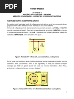 Actividad04 Multimetro BancoLamparas Mediciones CA Taller UPB