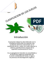 Clasificacion de Los Suelos