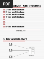 E-commerce Client Server Architecture