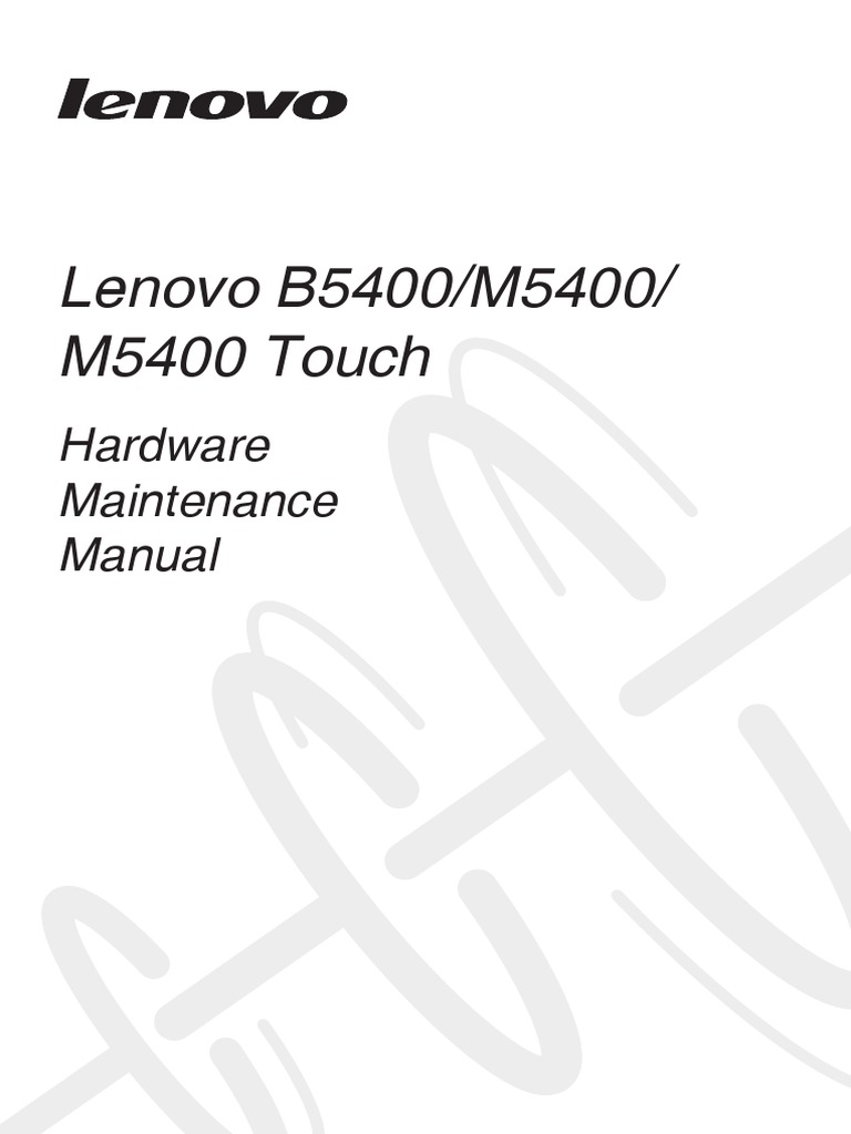 Lenovo b5400 m5400 hardware maintenance manula | Electrostatic Discharge |  Default (Computer Science)