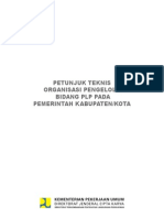 Petunjuk Teknis Organisasi Bidang PLP Pada Pemerintah Kabupaten-Kota 2009 - Print - 02 (Revisi)