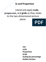 Scale and Proportion: To Understand and Apply Scale, To The Two-Dimensional Picture Plane