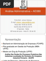 Análise Adm - 60h - Ad380 - Aula 01 e 02
