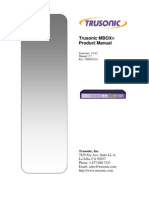 2009 Model 3 Mbox Product Manual 2009042102-MkIII