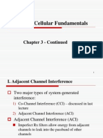 Lecture 4: Cellular Fundamentals: Chapter 3 - Continued
