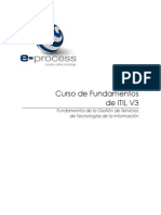 Curso de Fundamentos de Itil V3: Fundamentos de La Gestión de Servicios de Tecnologías de La Información