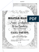 Franz Schubert - Marche Militaire, Op. 51 (Carl Tausig)