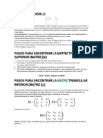 Descomposición Lu