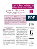 Debates Gobierno N 5-Revision POT-Ardila Gerardo-2010