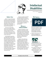 Intellectual Disabilities: NICHCY Disability Fact Sheet #8 January 2011