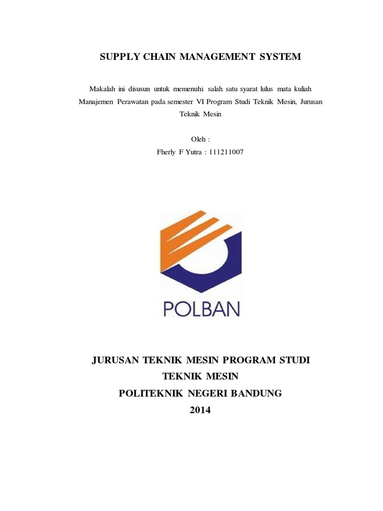Supply Chain Management System | PDF