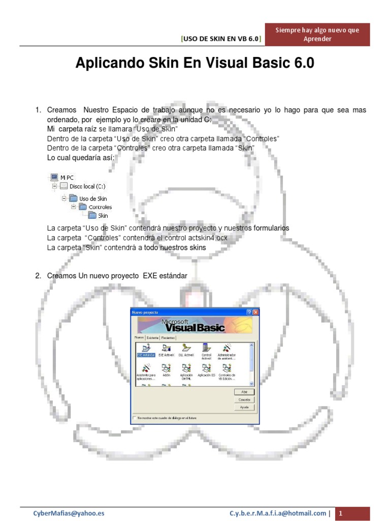 Aplicar Skin en Visual Basic 6.0 | PDF | Ventana (informática) | Software