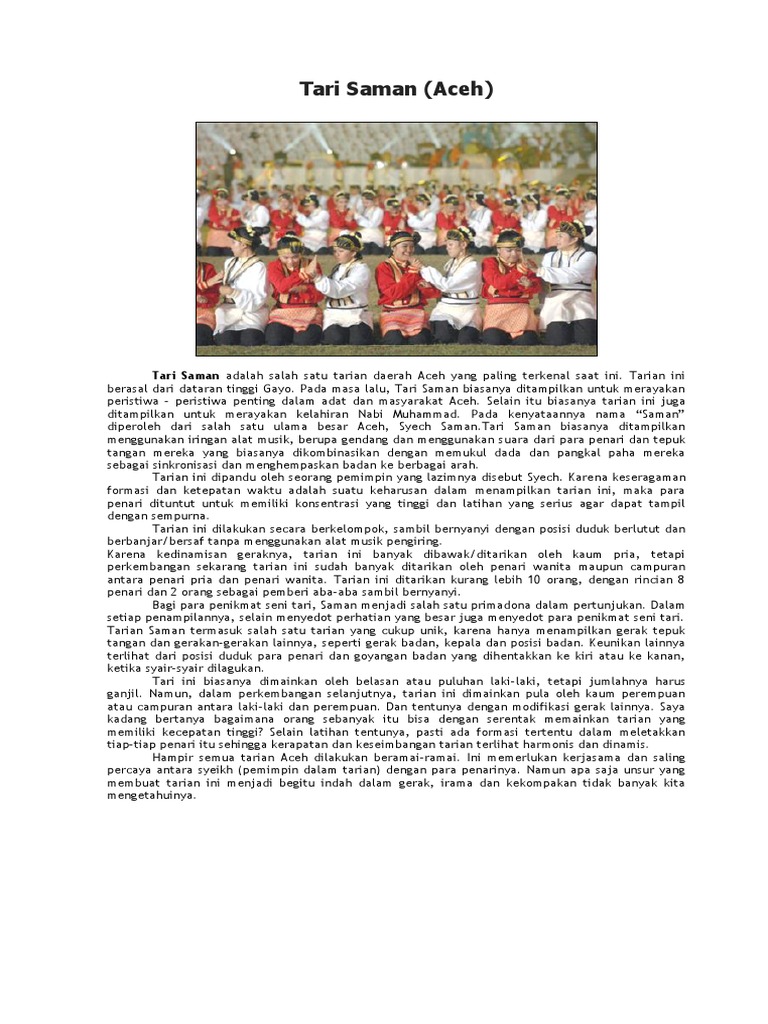 Kliping Tarian Daerah Di Indonesia