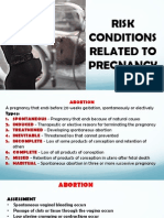Risk Condition Related to Pregnancy
