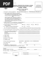 RIE Ajmer BEd Med Application Form