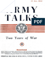 Army Talks Two Years