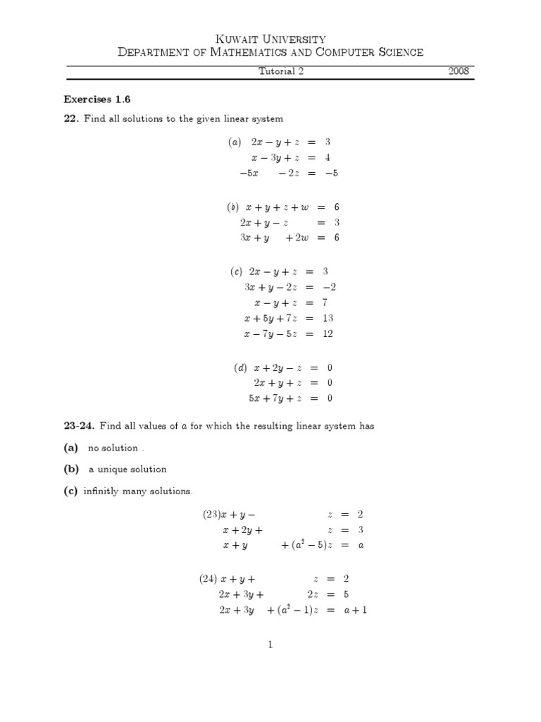 Tutorial2 Updatede | PDF