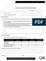 CAS External Activity Form