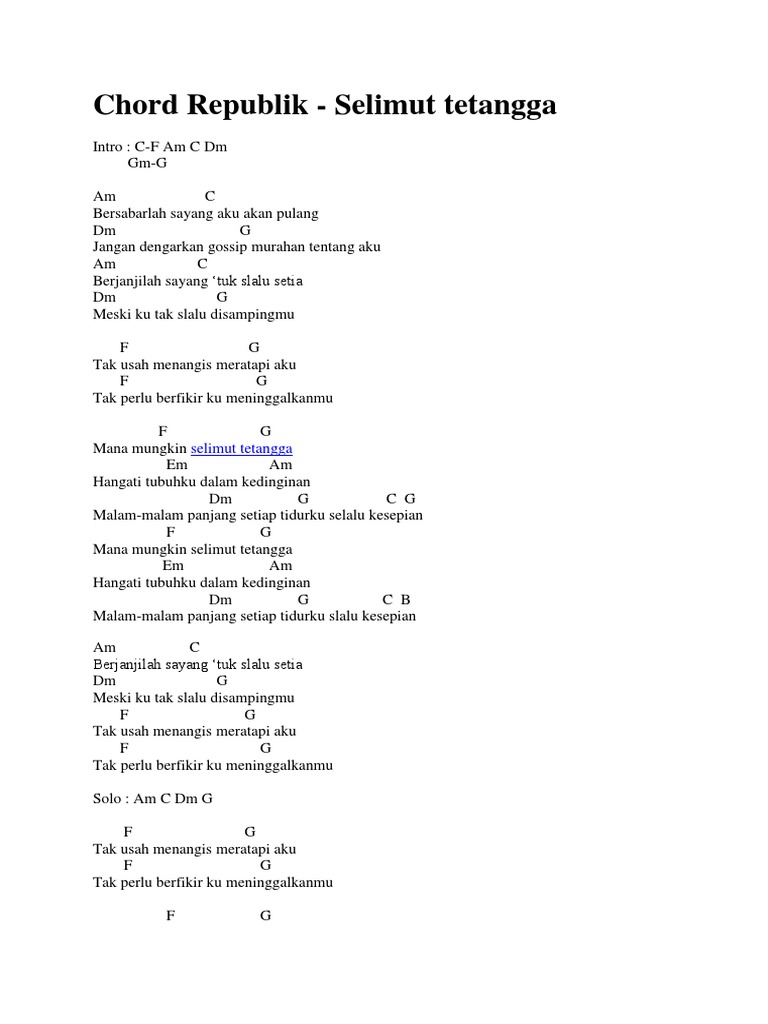 Chord Republik Pdf