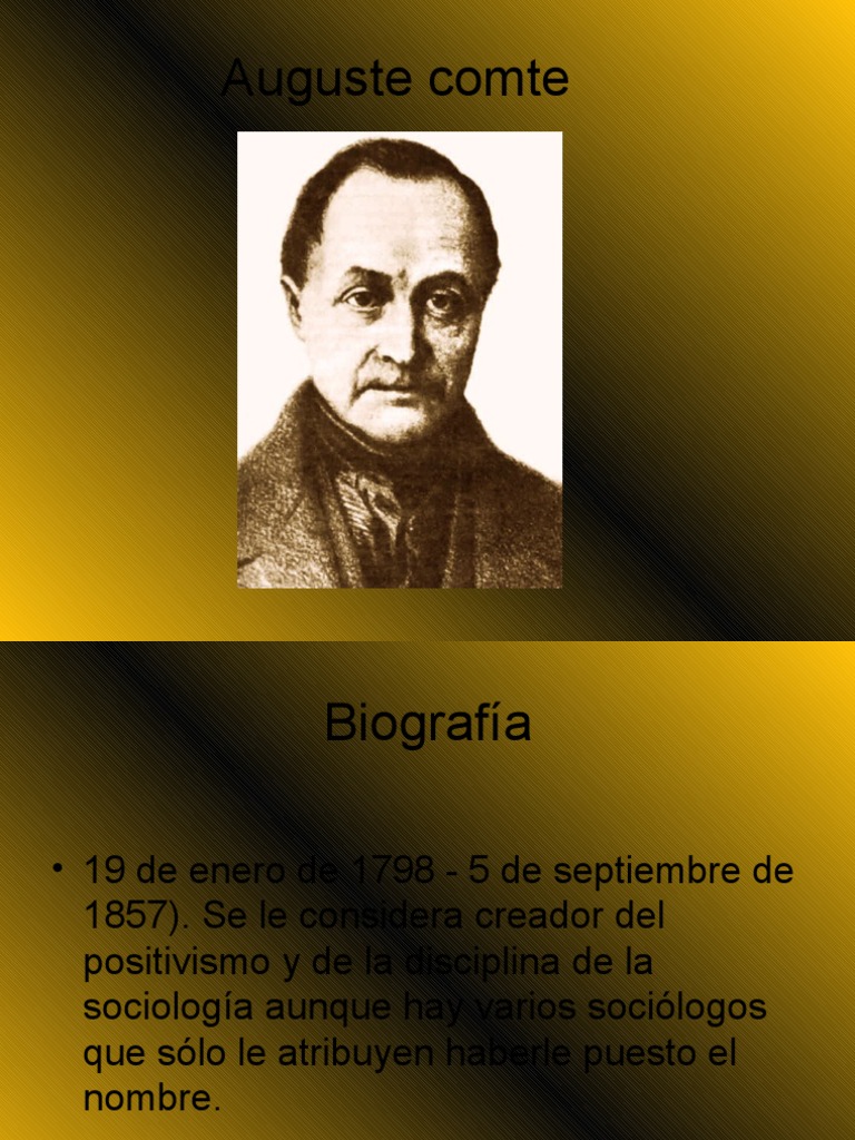 Auguste comte