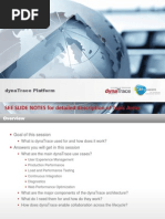 dynaTrace Platform overview